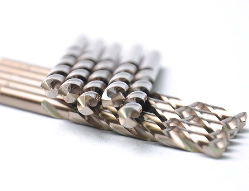 DRILLFORCE 10PCS, 9/64", Cobalt Drill Bits - Image 1